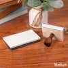 Medium Ink Pad with Hand Stamp
