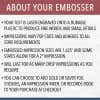 Explanation of the value of an embosser