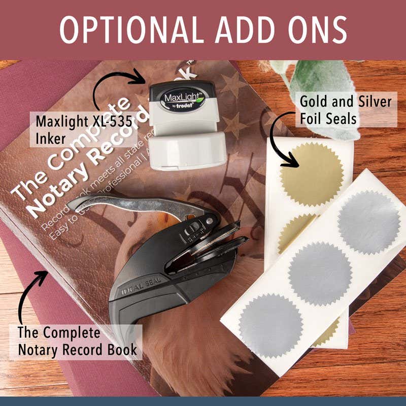 Optional add-ons for an embosser