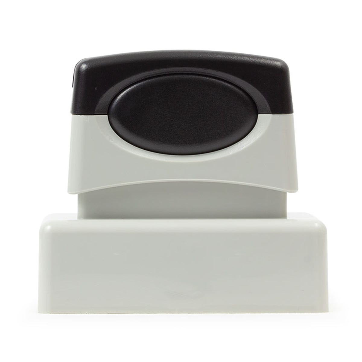 Rear view of Pre-Inked Signature Stamp Using the MaxLight MAX-115S by Trodat