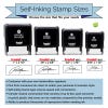 Sizing chart for the Trodat Printy Signature Stamps sold on Simply Stamps