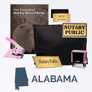 Alabama Pink Deluxe Notary Kit