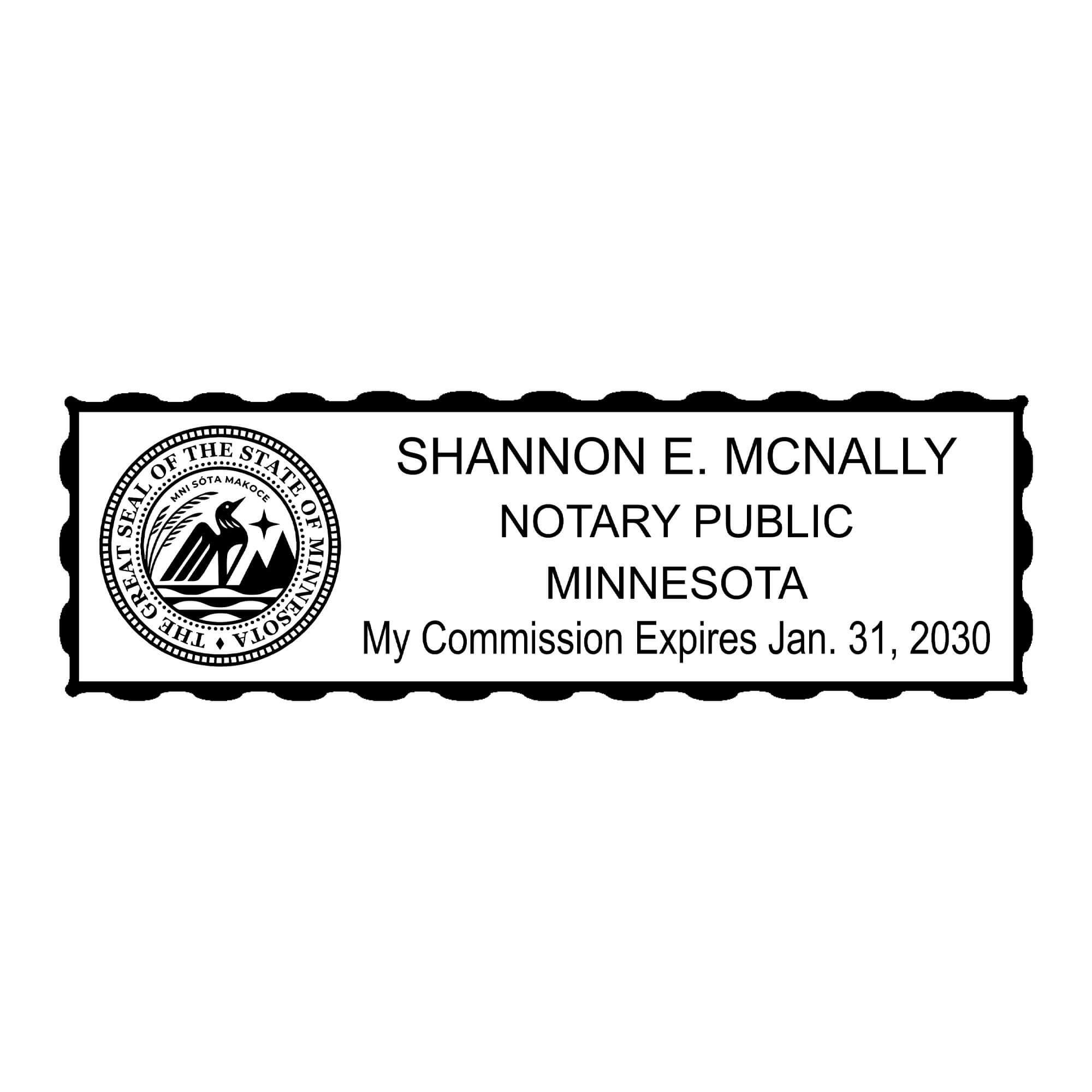 Minnesota Notary Seal Stamp