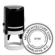 State of North Carolina Architectural Corporation Seal