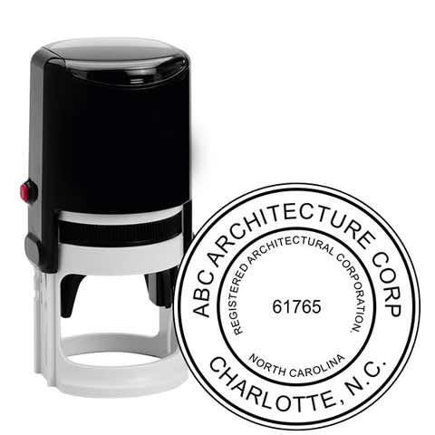 State of North Carolina Architectural Corporation Seal
