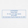U.S. Virgin Islands Notary Stamp Impression on Paper