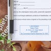 U.S. Virgin Islands Notary Stamp Impression on a Document Next to a Pen