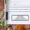 The Wyoming Rectangle Notary Seal at the bottom of a document