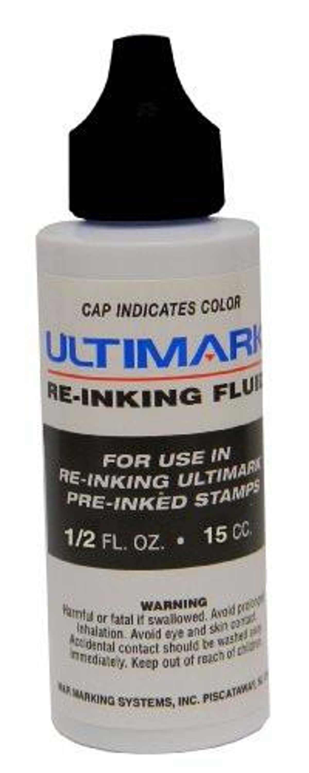 Black 1/2 oz Refill Ink - Ultimark