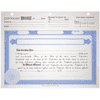 BLUTO 02 Blank Corporate Stock Certificates