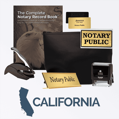 California Deluxe Notary Kit