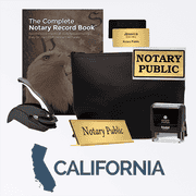 California Deluxe Notary Kit