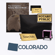 Colorado Pink Deluxe Notary Kit