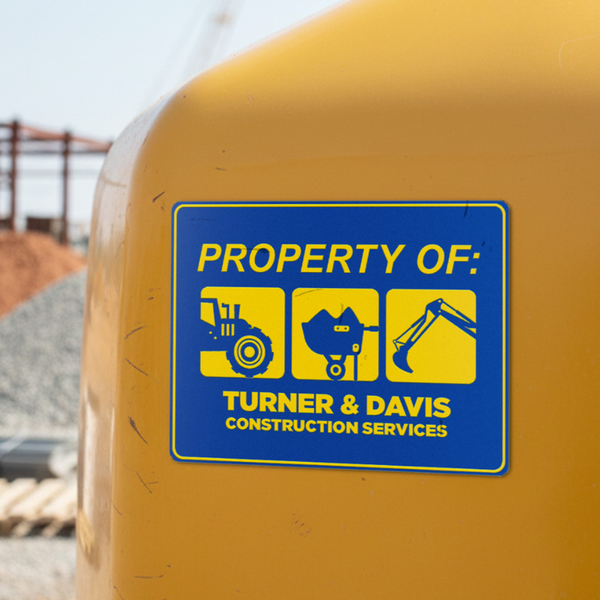 Horizontal Engraved Plastic Signs