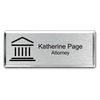 Courthouse Law Office Premier Name Tag