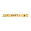 Horizontal Engraved Heavy Brass Signs 2" x 18"