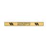 Horizontal Engraved Heavy Brass Signs 2" x 20"