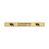 Horizontal Engraved Heavy Brass Signs 2" x 22"