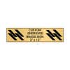 Horizontal Engraved Heavy Brass Signs 3" x 12"
