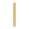 Vertical Engraved Heavy Brass Signs 10" x 1"