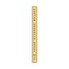 Vertical Engraved Heavy Brass Signs 12" x 1"