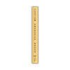 Vertical Engraved Heavy Brass Signs 18" x 2"