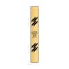 Vertical Engraved Heavy Brass Signs 22" x 3"