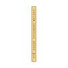 Vertical Engraved Heavy Brass Signs 24" x 2"