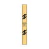 Vertical Engraved Heavy Brass Signs 24" x 3"