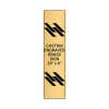 Vertical Engraved Heavy Brass Signs 24" x 6"