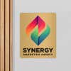 10x8 printed brass sign displayed by a doorway