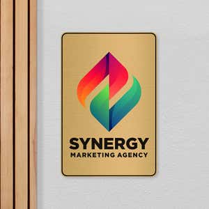 18x12 Full Color Sign Displayed Next to a Door