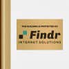 8x12 printed brass sign displayed by a doorway