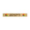 Horizontal Full Color Brass Signs 1" x 8"