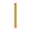 Vertical Full Color Brass Signs 10" x 1"