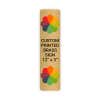 Vertical Full Color Brass Signs 12" x 3"