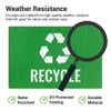 The weather resistance of engraved plastic signs intended for indoor and outdoor use