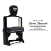 Custom Script Serif 4 Line Professional Stamp with Body