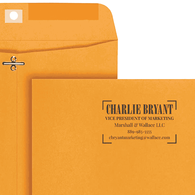 Custom Elegant Serif 5 Line Professional Stamp Lifestyle