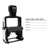 Light Boutiqe Lettering 4 Line custom Form Stamp with Body
