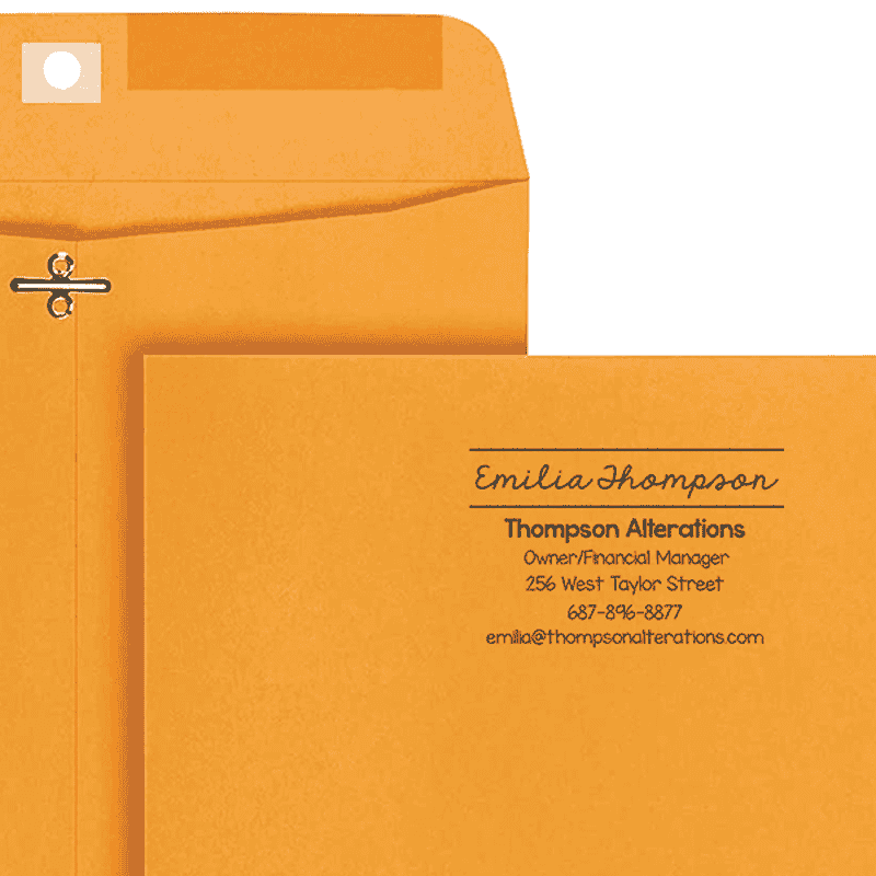 Custom Script 6 Line Profession Stamp Lifestyle