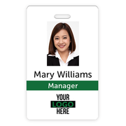Custom Logo Photo ID Badge