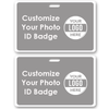 Horizontal Double Sided ID Card