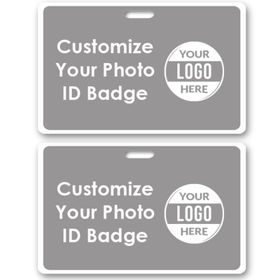 Horizontal Double Sided ID Card