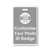 Customizable Vertical ID Badge 