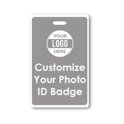 Customizable Vertical ID Badge 