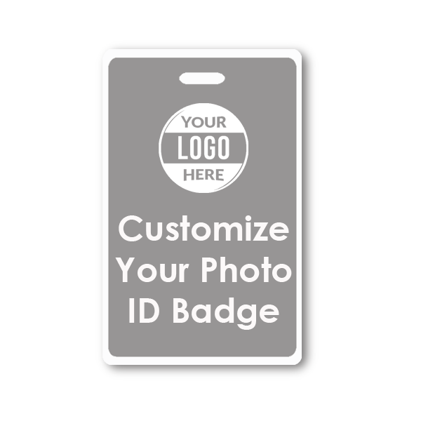 Customizable Vertical ID Badge