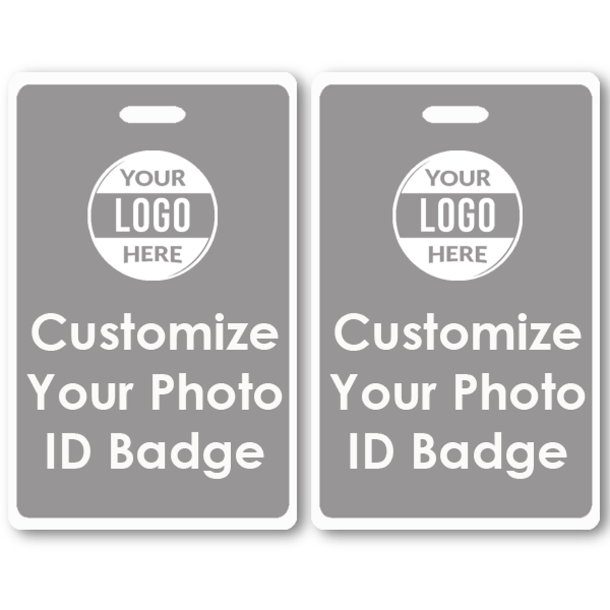 Vertical Double Sided ID Card