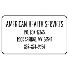 Condensed Rounded Address Stamp