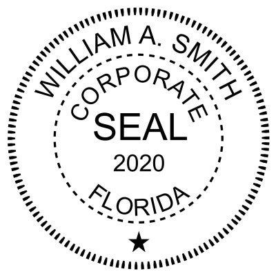 An embossed impression on white paper can be made to stick out with the use of a seal impression inker.